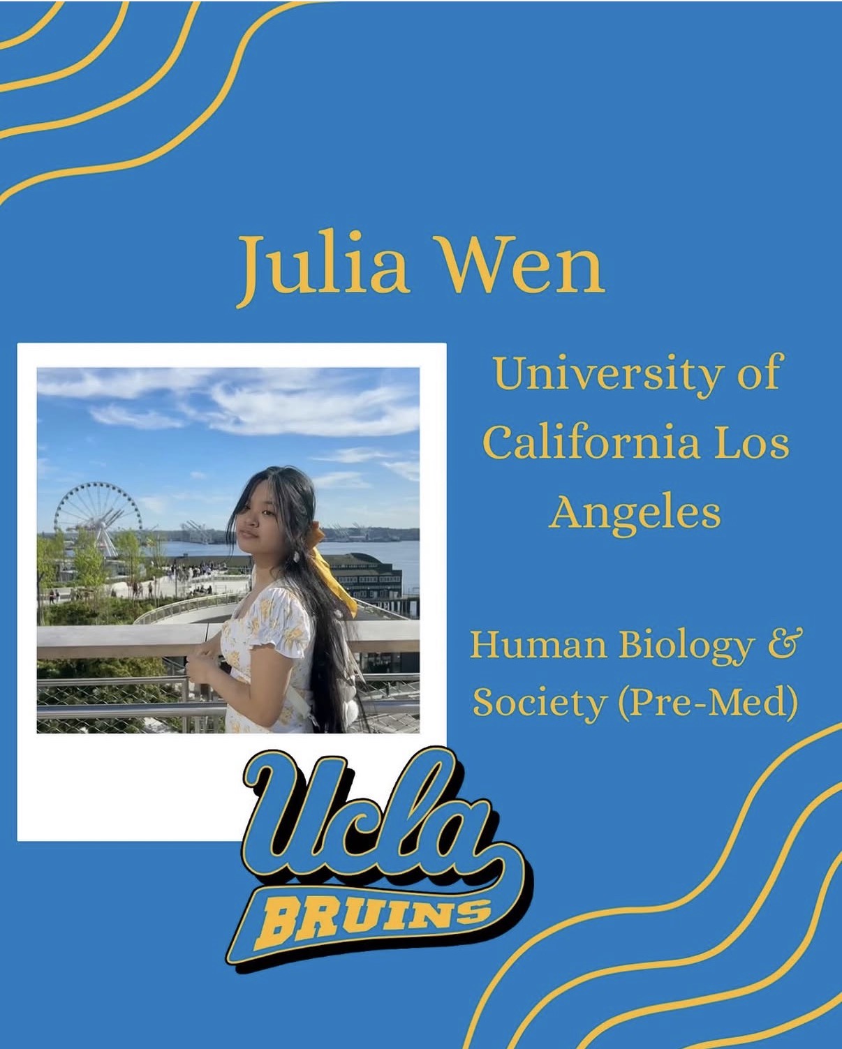 Julia Wen - University of California, Los Angeles